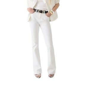 J.Crew The Skinny Flare Jean in White Wash